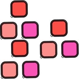 Didiseaon 9 Pcs Add Underwater Filter Camera Dive Filter Lens Cover Camera Case Lens Color Correcting Filter Purple Dive Filter Camera Underwater Filter Camera Lens Water Proof Plastic-image-76