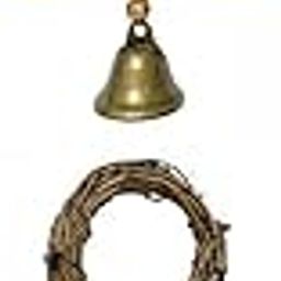 MERISHOPP 2X Witch Bells Magical Wind Chimes Hanging for Door Handle Silver Crystal-image-7