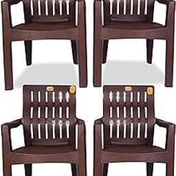 ANMOL Moulded Orthopaedic Chair with Fully Comfort (Weight Bearing Capacity 200kg) (Set of 4)-image-8