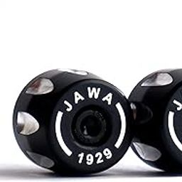 NEWCLUBAUTO Premium Solid Metal Handle Bar Ends Left and Right Compatible for Jawa Forty Two (Pack of 2)-21