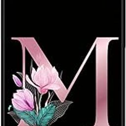 NDCOM for Samsung A06 5G Back Cover | Premium A06 5G Samsung Cover for Ultimate Protection | Galaxy A06 Back Cover | M Alphabet Pink Letter Printed Metal Case-image-90