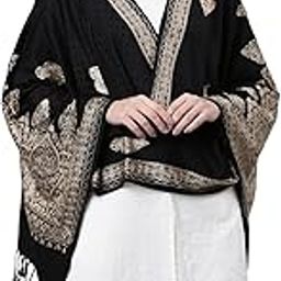 Women Kashmiri Aari Embroidery Stole (Size: 71X203 CM)-55