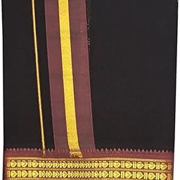 colour dhoti towel for men | south indian Cotton 4 Meter dhoti Towel-55