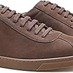 Mens Smart Casual Nubuck Leather Sneakers-image-79