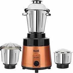 HANS AnyMix Pro 1800 Watts, Heavy Duty Mixer Grinder for Home, 3 Jars, Black/Copper Finish-picture-30