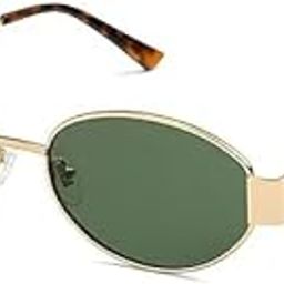Retro Oval Sunglasses for Women & Men | Trendy Metal Sun Glasses Classic Shades | UV400 Protection-image-49