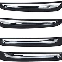 MIZZEO Bumper Protector Guards, Black & Chrome Pack of 4, Durable Stylish Exterior Accessories for Ultimate Car Protection Compatible with Maruti Suzuki Swift Dzire (Type-III) 2017-2021-image-15