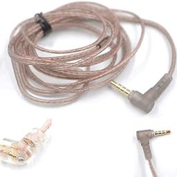 KZ New 0.75MM QDC Tangle Cable for IEM, High-Purity Oxygen-Free Copper Twisted Flat Upgrade Cable with 3.5mm Gold Plated Plug (No Mic, 0.75MM QDC)-15