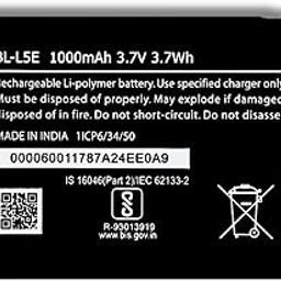 Original BL-L5E-(1000mAh) batery Compatible with Nokia 110 (2022) TA-1434 C21 C21 Plus with Warranty (AS943)-image-6