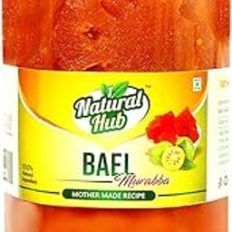 Natural Hub Pure Organic Made in India Home Made Bel/Belgiri Murabba The Right Choice (1 kg Each_Pack of 3)-image-47