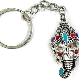 Shri Ganesh Ji Ganesha Ji Lucky Charm Key Chain Key Ring-38