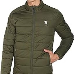 Men Polyester Standard Length Jacket-image-53
