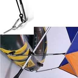 Optimuss Inflatable Boat Kayak Canopy Awning Sun Shade ShelteR 4 Person 145x351cm-image-39