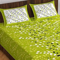 100% Cotton Double Bedsheet for Double Bed King Size Traditional Jaipuri Bedsheet with 2 Pillow Covers - Multi002-image-88
