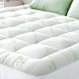 Niagara Sleep Solution Bamboo Mattress Topper Twin Cooling Breathable Extra Plush Thick Fitted 20 Inches Pillow Top Mattress Pad Rayon Cooling Ultra Soft (Bamboo, Twin 39x75 Inches)-17