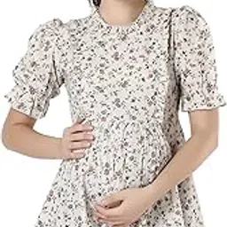 zuvino Women's Maternity Feeding Tops for Mothers with Zip | Nursing Tops for Feeding Baby | Feeding Tops for Jeans | Plus Size Mother Tops.-picture-0