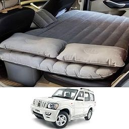 RKPSP Silver Inflatable Bed for Seltos Universal for All Models-2