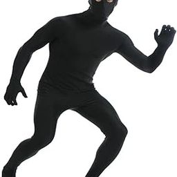Full Body Spandex Skin Suit Zentai Constume Unitard Leotard L black-image-57