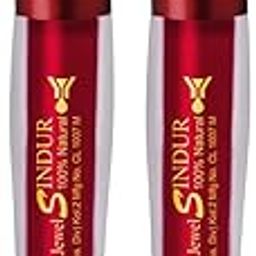KEYA SETH AROMATHERAPY, DEVICE OF DROP Aromatic 100% Natural Liquid Sindoor Maroon with Sponge-Tip- Applicator- Long lasting Chemical free & Waterproof with Floral Pigment-5ml (Pack of 2)-9