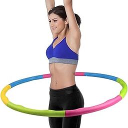 Gmefvr Hula Hoop Exercise Ring for Aerobics and Weight Loss and Kids Game 6 Sticks Big Size-picture-14