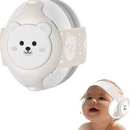 Baby Headphones-Infant Ear Protection for Babies 0-36 Months, 25dB NRR Noise Cancelling Headphones with Little Bear Design,Baby Airplane Essentials for Travel/Improves Sleep/Outdoor (Starlight)-image-54