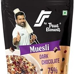 RS By True Elements Chocolate Muesli 400g - Healthy Breakfast | 75% Nuts, Seeds & Wholegrains | Natural Cocoa Powder | Sweetened with Raw Honey & Jaggery Powder | High Fibre & Protein-image-70