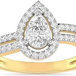 pc jeweller 18k (750) Yellow Gold and Solitaire Ring for Women-picture-47