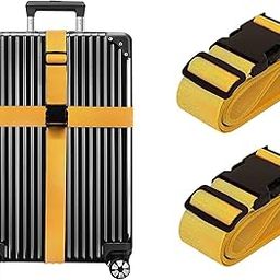 Dayalu Luggage Strap for Suitcases, Straps Belts for Trolleys and All Kind of Luggages (2, Yellow)-41