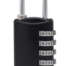 QUIRA Small Combination Lock for Locker, 4-Digit Mini Combo Lock for Backpack and Luggage, Combination Padlock for School Gym Locker (Multicolour)-image-61