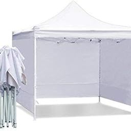 Invezo 10 x 10 feet Gazebo Canopy Tent for Outdoor - 2 mins Installation/Waterproof Tent (White, SEMI Premium (24 KGS))-image-88