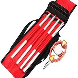 Drafto Labline Mini Prism With Folding Poles In 4 Parts For Total Station Land Survey, Multicolor-image-76