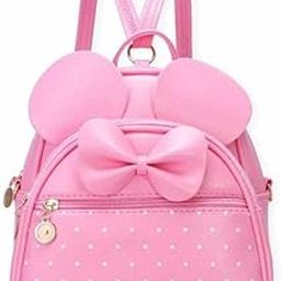 New Eva mini polka dot pink backpack for girls 10 L Backpack (bag16)-image-11