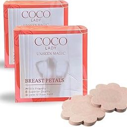 Premium Disposable Cotton Nipple Covers for Women| Premium, Ultra Thin, Invisible Breast Petals | Skin-Friendly, Sweatproof, Waterproof| Ideal for Backless & Strapless Outfits | Nude, 10 Pcs-image-53