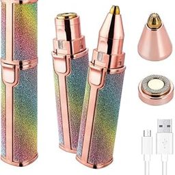 Skincare Women's Face Hair Remover Machine for Upper Lip, Chin, Eyebrow (2 in 1)-picture-11