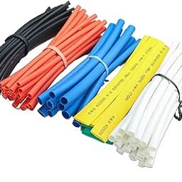 Electronic Spices Assorted Polyolefin Heat Shrink Tube for Wire Insulation, Cable Sleeves Wrap, Charging Cable Repair Sleeves (Multicolor) with Standard Box- (Pack of 100)-15