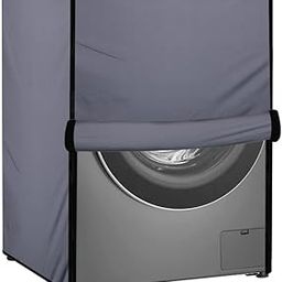 Stylista Waterproof Front Load Washing Machine Cover Compatible for Haier 6 kg, 6.5 kg, 7 kg & 7.5 kg Grey-image-10