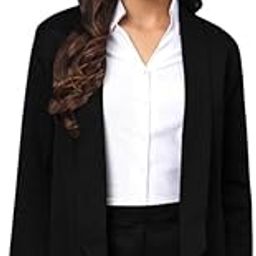 Women Stylish Single Breasted Standard Length Casual Blazer-image-15