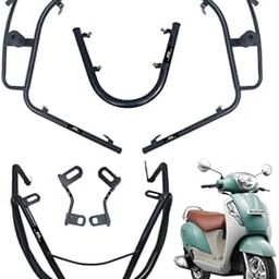KSHEERI ACCESS 125 CRASH GUARD WITH FRAME SLIDER LAGGUARD FRONT AND REAR CRASH GUARD SUITABLE FOR ACCESS 125 BS6 SCOOTER (SET OF 1)-image-29