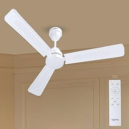 Lifelong 1200Mm Bldc Ceiling Fan For Home (48Inch)-35-Watt Smart Fan With 350 Rpm High Speed-Up To 60% Energy Saving 5-Star Rated Noiseless Fan-Remote Control Fans For Home Ceiling (Llcfbl903),Yellow-image-29