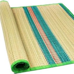 Iagrifarm Korai Grass Mat 3.5 X 6 feet (42 x 72 inch) - Green (Pack of 1) Large Size Versatile Bed Mats/Yoga Grass Mat/Floor Mat/Sleeping Mat/Korai Pai/Sleep Chatai Foldable Both Side Usable at Home-image-31