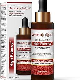 Derma Global High Potency® Hair Growth Oil – Hair Defence Pro Formula | 20% Clinically Proven Actives including Procapil, Redensyl, Capilia Longa, Rosemary, Saw Palmetto, Jojoba, Pumpkin Seed Oil-image-27