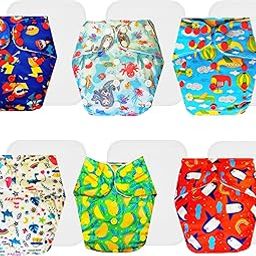 Dumbledo Premium Cloth Diaper with Cotton Insert (Pack of 6) | Soft & Gentle | Reusable & Washable | Travel Friendly | Trusted by Moms | 3 Months – 3 Years | Unisex Baby-image-35