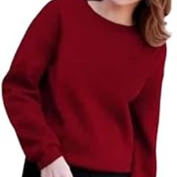 Women's Fleece Sweatshirt in Trendy Solid Colors | Ultimate Winter Comfort | Stylish Designer Sweatshirt for Everyone | Fleece Fabric-0