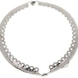 LOOM TREE® 2x8.5cm Metal Frame Clasp for Purse Handle Bag Candy Bead Head Pearl White | Sewing | Foundations & Undergarments | Purse Handles, Frames & Feet-picture-22