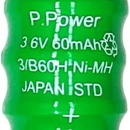 Compatible with P Power 60mAh 3.6V Ni-MH Recharable Battery(Pack of 1)-17