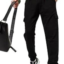 Men's Mid Rise Regular Track Pants-image-80