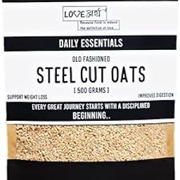 LoveArth - Steel Cut Oats | Breakfast Cereal | Diet Food | Oats for Weight Management | Healthy Breakfast (Pack of 1 (500Grams))-picture-20