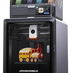 3IDEA Kobra S1 Combo 3D Printer, 4 Stunning Multicolor with ACE PRO, 600mm/s High Speed and 320℃ Hotend Free-Clog Extruder, Intelligent Drying While Printing, Built-in Camera 250 * 250 * 250mm-image-4
