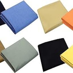 Men's Poly-Cotton Unstitched Shirt & Trouser Fabric Combo Set (Multicolor; 1.30 & 2.25 Meters)-image-41