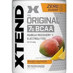 Scivation Xtend Original Bcaa Powder(Mango Madness)-Sugar Free Workout Muscle Recovery Drink With 7G Bcaa, Amino Acid Supplement With L Glutamine & Electrolytes-405 Gms(30 Servings)-31
